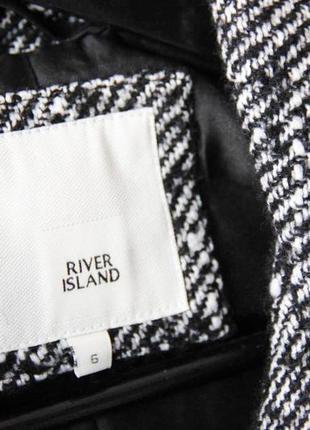 Вовняне пальто river island 20 % вовни6 фото