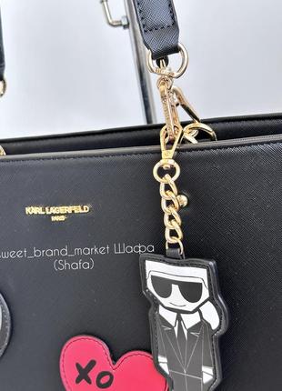 Сумка шоппер karl lagerfeld набір сумок і гаманець4 фото