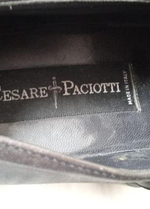 Cesare paciotti iталiйськi шкiрянi чоловiчi премiум класу чорнi туфлi7 фото