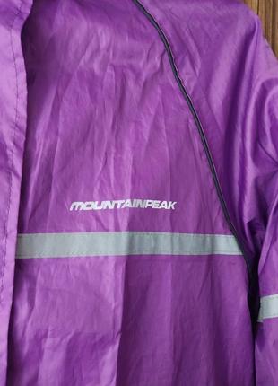 Фірмова куртка вітровка mountain peak зі світловідбивачами2 фото