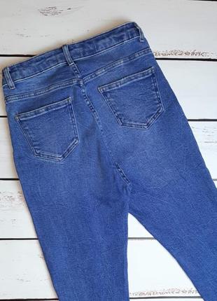 1+1=3 фирменные светло-синие зауженные джинсы скинни высокая посадка new look, размер 48 - 504 фото