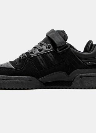 Кроссовки adidas forum black x bad bunny2 фото