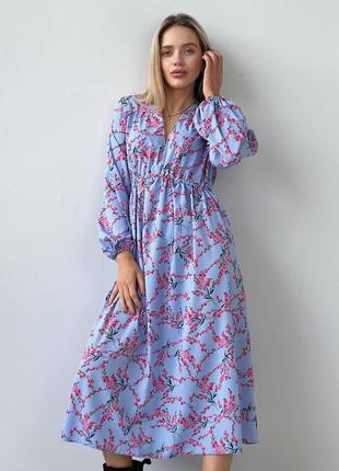 Яркое платье м-л размер