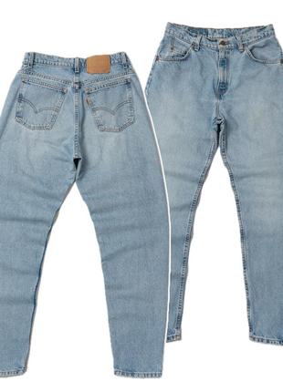 Levis 962 tapered orange tab vintage blue denim jeans (1995) жіночі джинси