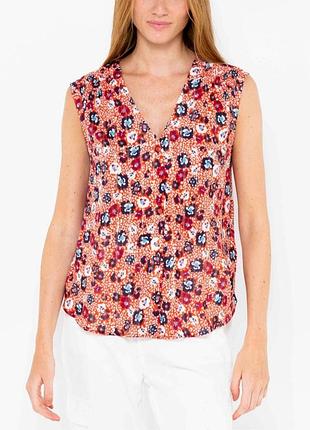 Рубашка на короткий рукав. рубашка в цветочный принт.