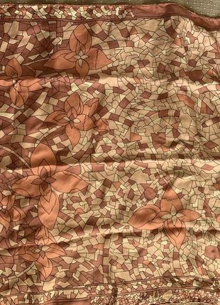 Подписной платок натуральный шёлк, шелковый richard allan5 фото