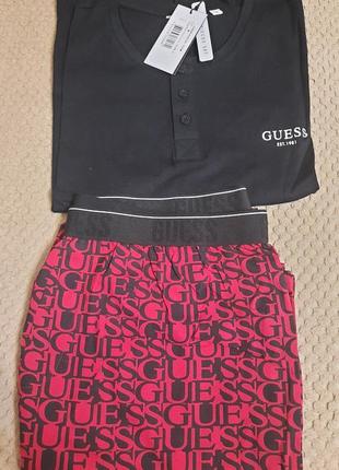 Чоловіча піжама guess із бавовни, розмір м