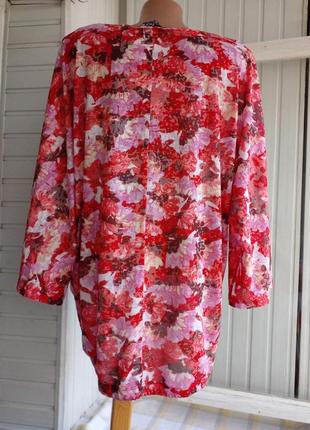 Вискозная трикотажная блуза большого размера батал3 фото