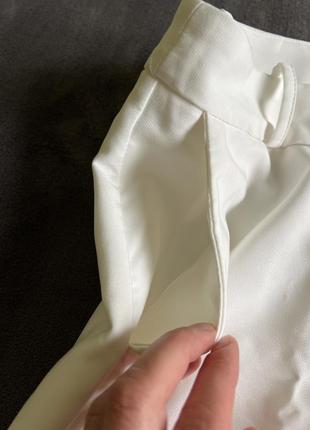 Красивые белые брюки size xxs.регулируемая цена до 10.05 100грн3 фото