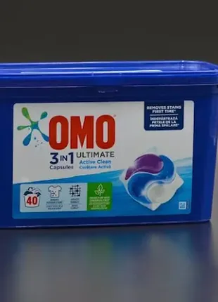 Omo - капсули для прання 3in1 activ 40ps /3