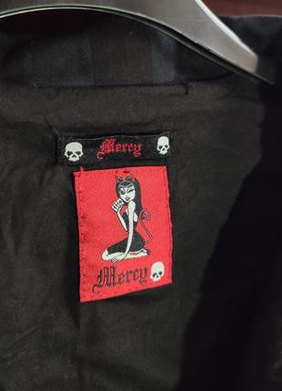 Mercy y2k alt jacket blazer куртка жакет гот альтж пиджак блейзер goth grunge гранж черный в полоску косуха6 фото