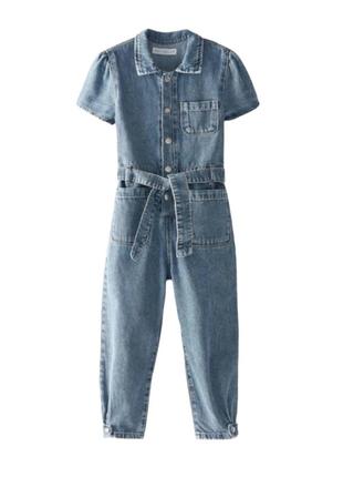 Джинсовый комбинезон zara