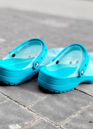 Crocs translucent  и jibbitz , оригинал8 фото