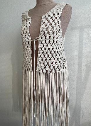 Жилет (жакет, пиджак, накидка, кофта, безрукавка, жилетка, одежда ручной работы)