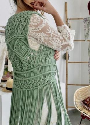 Жилет (жакет, пиджак, накидка, кофта, безрукавка, жилетка, одежда ручной работы)