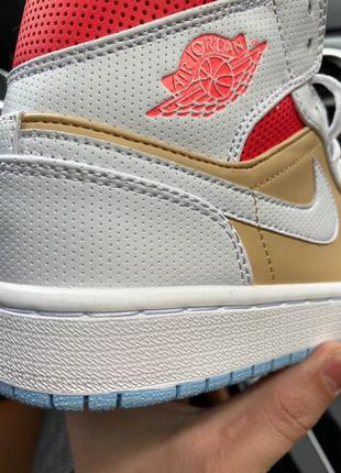 Жіночі кросівки nike jordan 1 mid se sesame знижка sale | smb7 фото