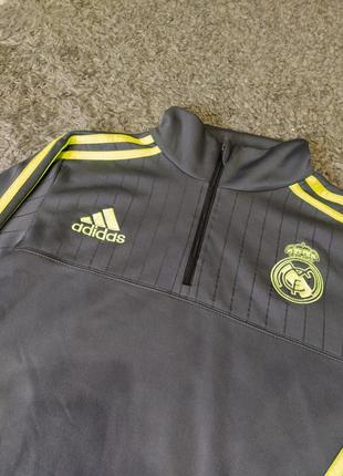 Футбольна спортивна кофта для тренувань adidas real madrid  15/162 фото