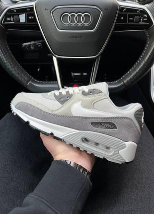 Мужские кроссовки nike air max 90 surplus new gray2 фото