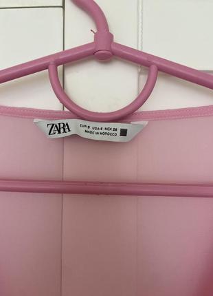 Нежная розовая легкая блузка с воланами, блуза барби з рюшами , легкая прозрачная блузочка пинк3 фото
