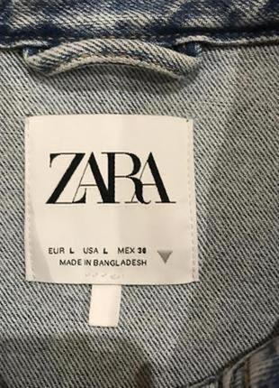 Джинсовая куртка zara7 фото