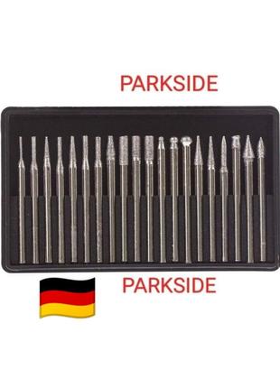 🇩🇪 набор алмазных фрез для гравера pmzs a1 от немецкого бренда parkside.