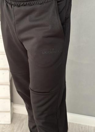 Демісезонний спортивний костюм i'm ukrainian худі худі + штани (двонитка)4 фото