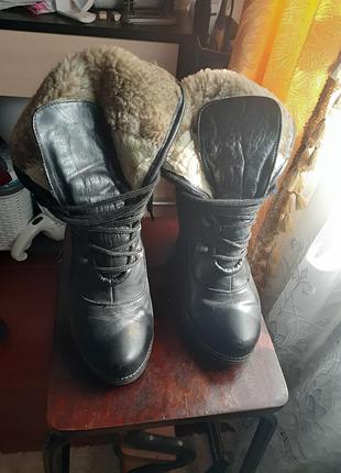 Ботинки,кожа,38р