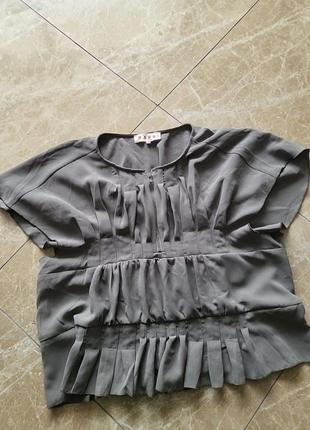 Стильна блуза  жилетка хаки  marni6 фото