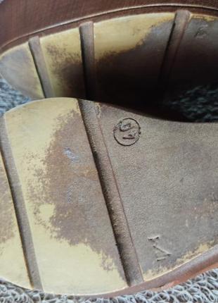 Босоножки  кожаные на платформе из италии раз. 39.5-4010 фото