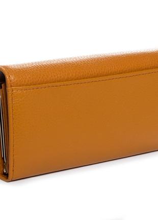 Гаманець шкіряний жіночий classic dr. bond w1-v yellow2 фото