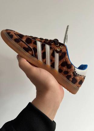 Кроссовки adidas samba wales bonner x samba pony 'leopard'2 фото