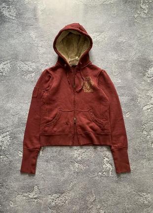 トップス y2k boa hoodie grunge archive punk rock Y2K Hoodie Cyber Grunge Alt Clothes Graffiti Jacket Zip Up
