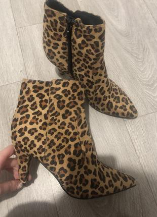 Чоботи леопардові