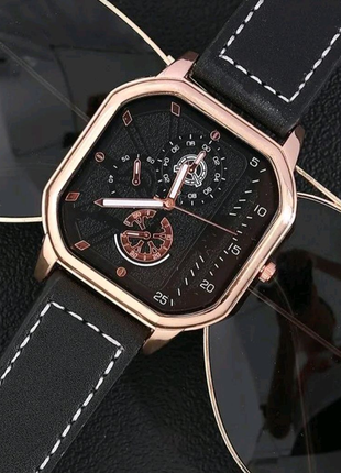 Подарунковий чоловічий набір із наручних годинників і біжутерії4 фото
