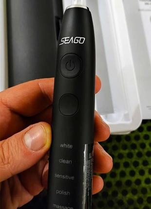 Електрична зубна щітка xiaomi seago sg-575, кейс в комплекті2 фото