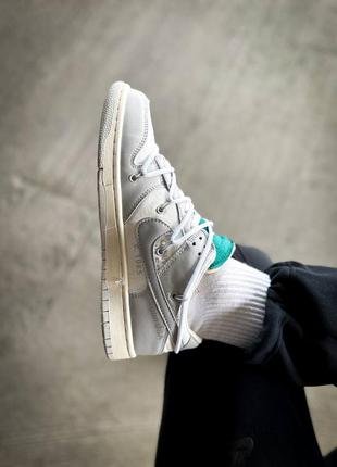 Мужские кроссовки nike dunk low off white lot 254 фото