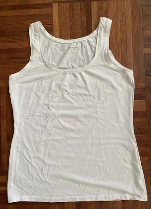 Базова біло молочна майка топ opus 42(48) німеччина