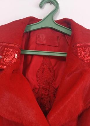 Женская кожаная курточка с мехом via veneto8 фото