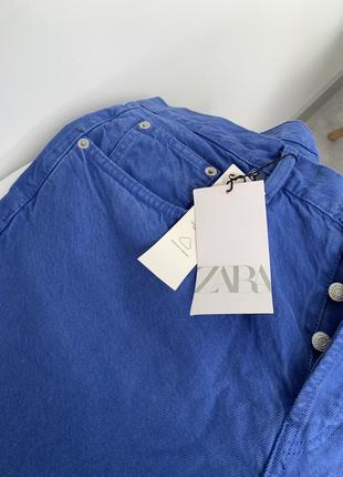 Мужские синие джинсы от zara, размер xl1 фото