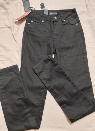 Новые черные джинсы only xs 34 размер