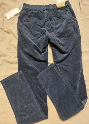 Синие вельветовые брюки 164см treggings kappahi2 фото