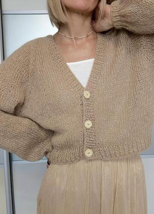 Вязаный кардиган