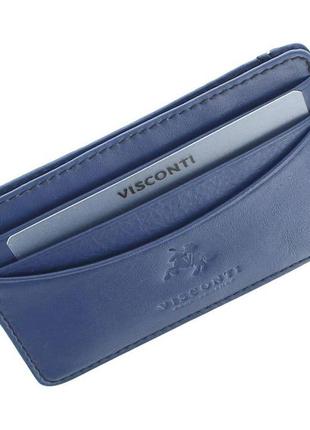 Кардхолдер кожаный visconti vsl25 razor cobalt