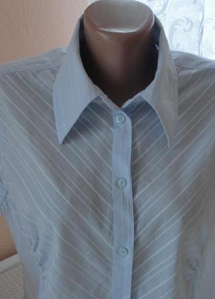 Супер брендовая рубашка блуза блузка хлопок2 фото
