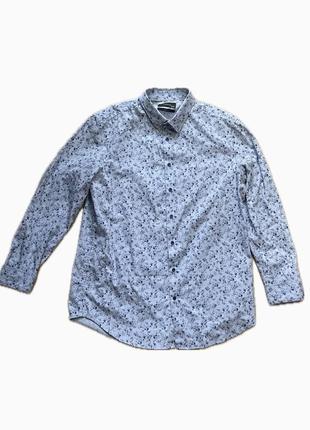 Голубая рубашка в цветочек reserved