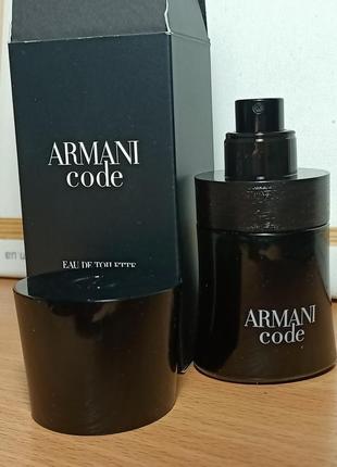 Giorgio armani code pour homme туалетная вода для мужчин 30 мл5 фото