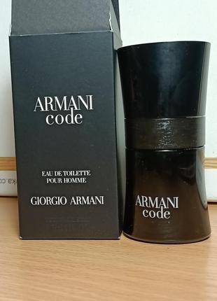 Giorgio armani code pour homme туалетная вода для мужчин 30 мл4 фото