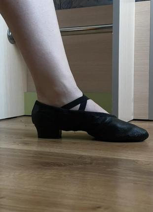 Туфли танцевальные мягкие (джазовки)1 фото