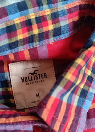 Распродажа!❤️ рубашка в клетку hollister5 фото