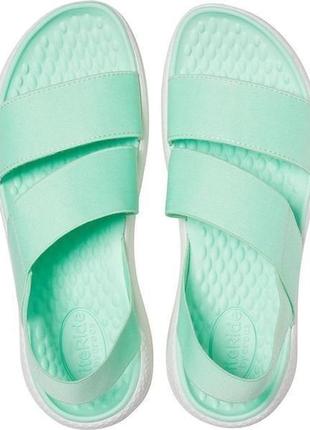 Crocs literide stretch sandal босоножки кросс на резинках2 фото